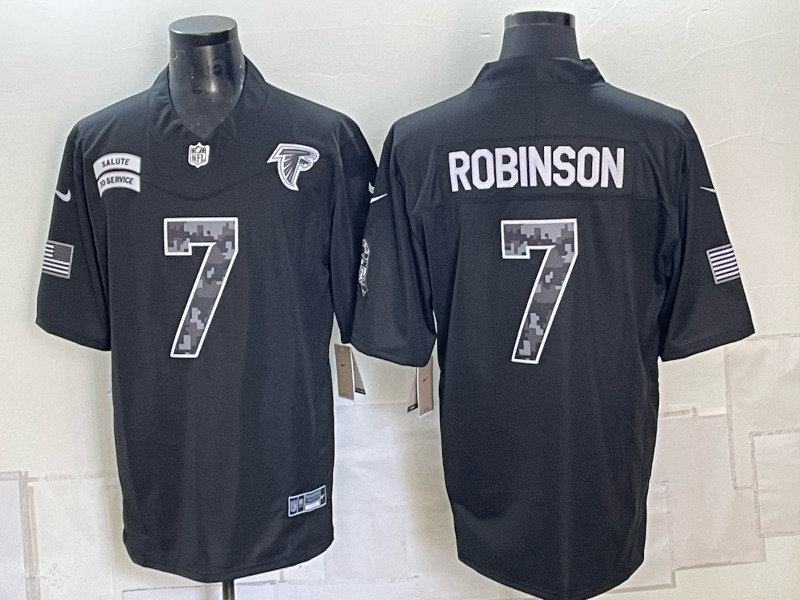 Men 2026 Atlanta Falcons #7 Robinson black Nike Limited NFL Jersey 102302->washington redskins->NFL Jersey